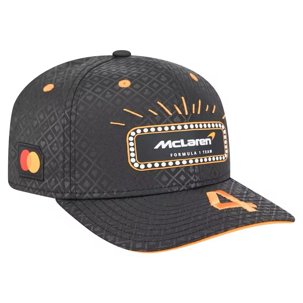 2024 nuevo estilo transfronterizo negro techo duro Red Bull League fan gorra de béisbol sombreado protector solar hombres y mujeres estilo bordado de moda