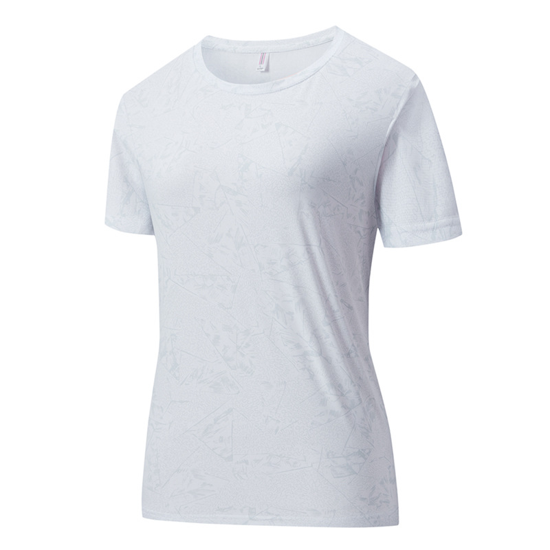 Camiseta deportiva ligera y delgada de secado rápido para hombres pareja de mangas cortas antiarrugas transpirable acondicionamiento físico media manga al aire libre