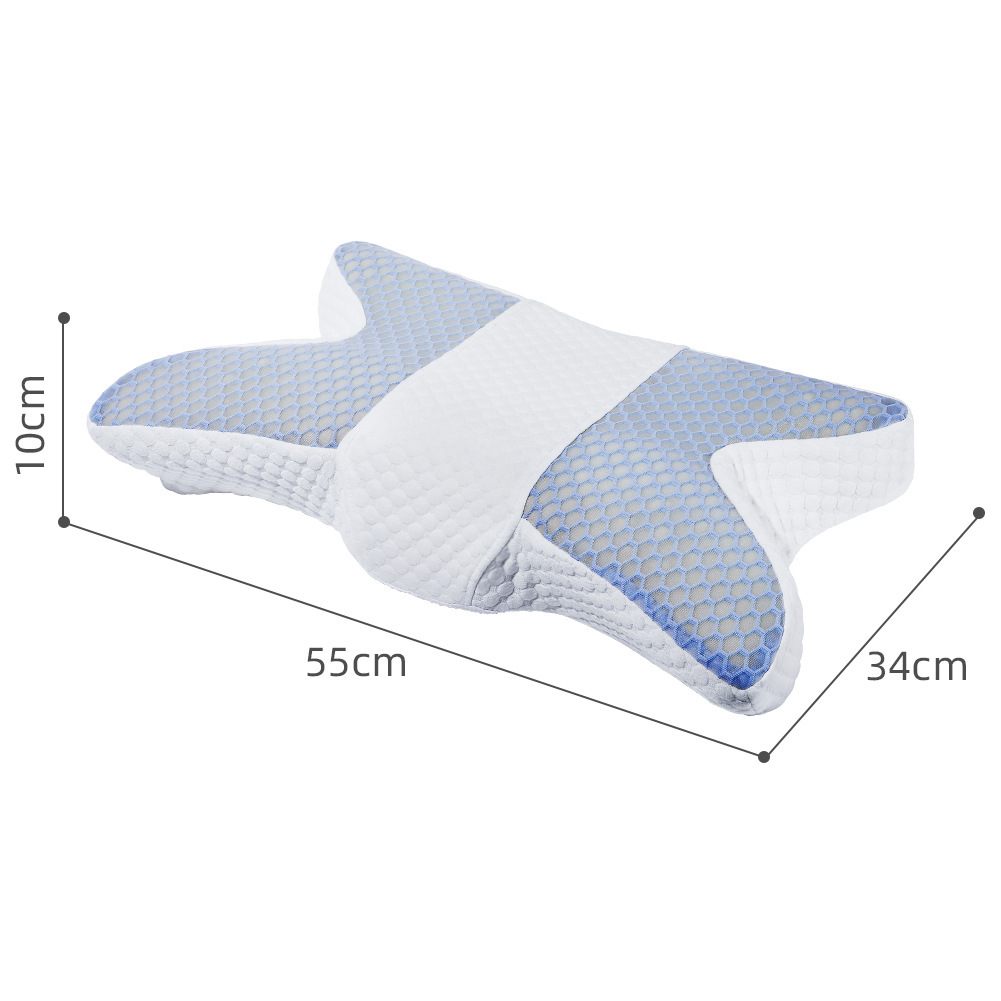 Nueva almohada de pestañas de espuma de memoria injerto de belleza de pestañas almohada en forma de U rebote lento protección del cuello almohada de pestañas de belleza