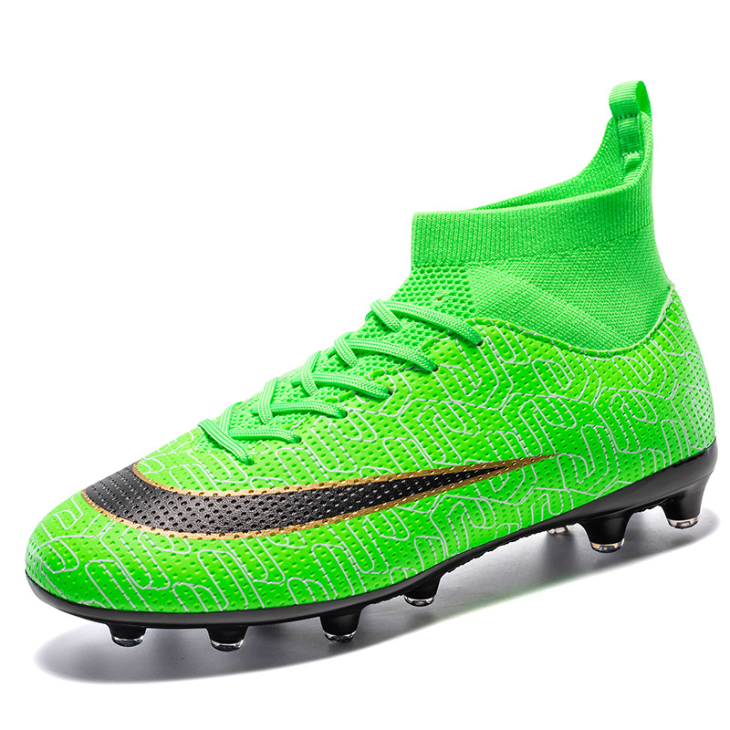 Nuevos zapatos de fútbol transfronterizos de clavos largos zapatos deportivos para niños zapatos de fútbol de entrenamiento juvenil botas de fútbol