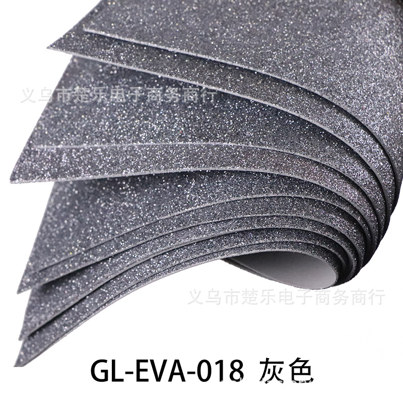 A4/A3/50x70 fábrica al por mayor Eva oro polvo esponja papel 2mm kindergarten DIY papel hecho a mano sin pegamento