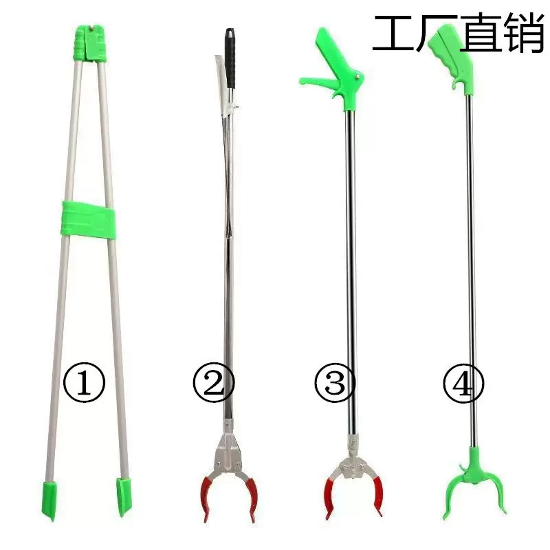 垃圾夹垃圾钳不锈钢铝合金长柄捡垃圾夹子捡拾器火钳环卫清洁用品