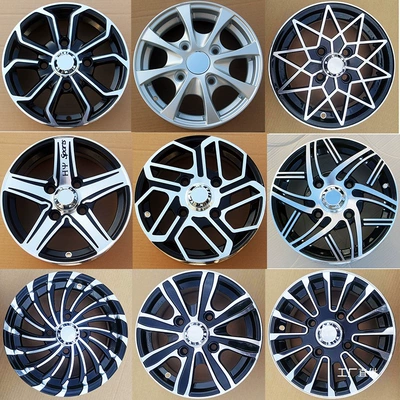 145/70R12 Aluminum Rim Wheel Hub 135/1557012 Four-Wheel Electric Vehicle New Energy Scooter 12inch Inch Modification