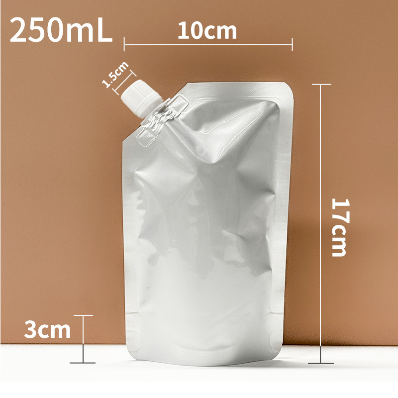 アルミ箔吸口袋ソーススープ牛乳液体包装袋飲料自立式出前スープ袋高温100度|undefined