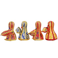 Nepali Dharma Vajra Ritual Tool Case Cover Thick Hard Vajra Bell Handle Cover Five-Prong Bell Sizing Case