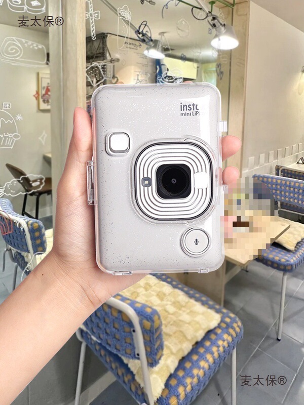 @Fuji Miniliplay Protective Case Polaroid Instax Mini Liplay Protective Case Transparent Metabo