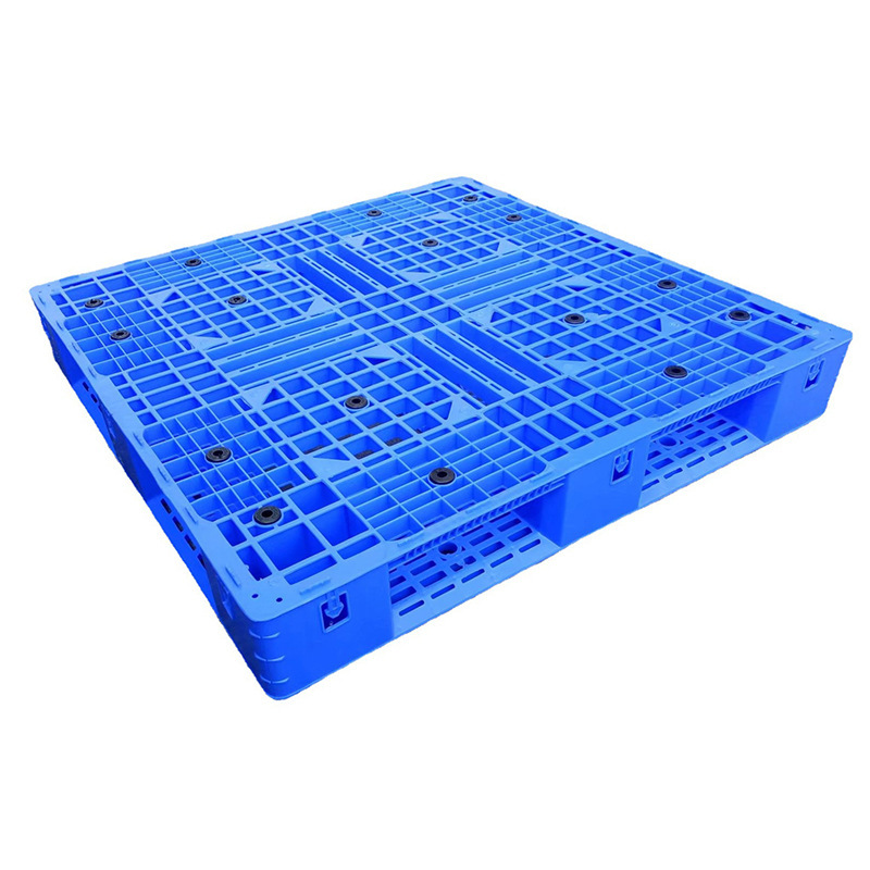1211蓝色田字网格塑料托盘塑胶卡板铲车栈板车间地台板仓库垫板