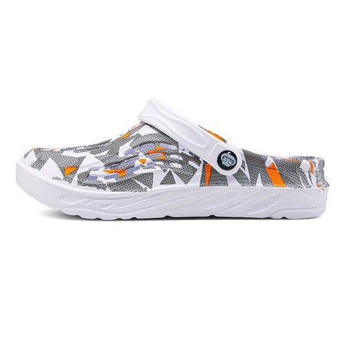 Croc Shoes Men's Foreign Trade Large Size Summer Lightweight One Shoe Two Wear One-Flop Outerwear Fashion Beach Shoes Baotou Slippers