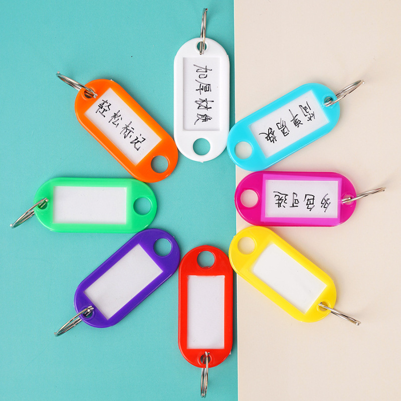 Cross-Border Plastic Pp Key Tags, School Identification Tags, Anti-Lost Number Tags, Luggage Tags, and Customizable Hang Tags Cross-Border Plastic Pp Key Tags, School Identification Tags, Anti-Lost Number Tags, Luggage Tags, and Customizable Hang Tags