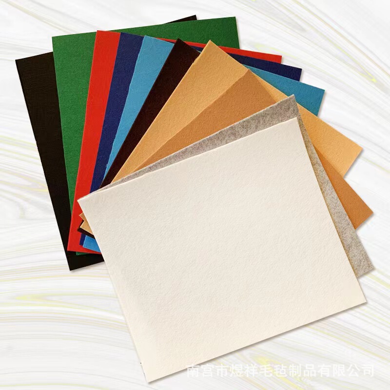 Wool felt diy material 2m thickened non-woven fabric photo frame bottom cloth brooch bottom cloth 30x30cm