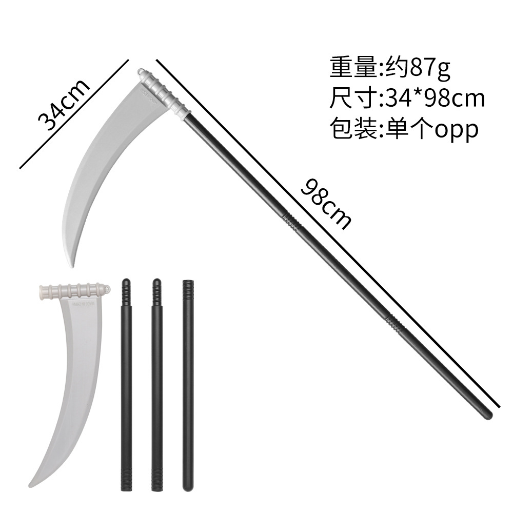 Halloween juguetes demonios tridentes hachas accesorios de escenario Lincoln bastones armas simuladoras armas muertes hoce