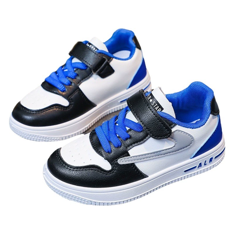 Доска обувь для девочек весна и осень 2023 новые большие детские туфли в западном стиле, студенческие низкие Повседневные детские кроссовки с мягкой подошвой