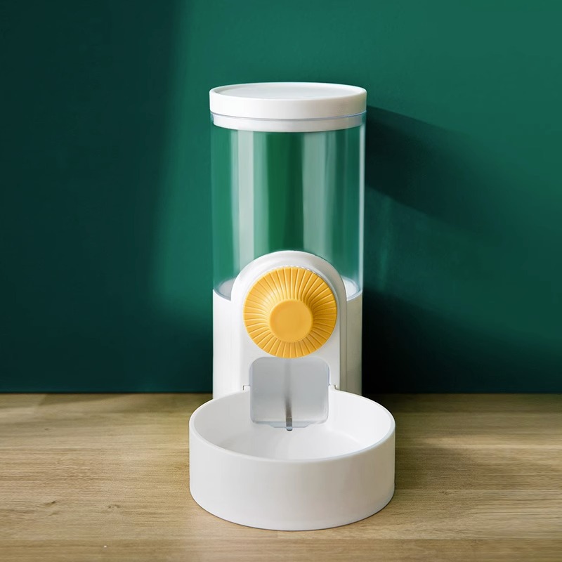 Mascota de color caramelo de gran capacidad jaula colgante fuente de beber jaula de perro colgante hervidor de agua gato Alimentador automático para beber