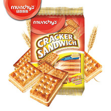 Munchy's马奇新新 奶油风味夹心苏打饼干313g*12包整箱