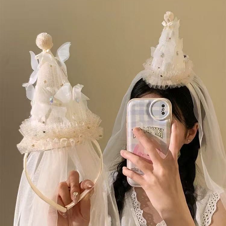 小女孩生日帽子皇冠发箍女童樱桃蛋糕头箍儿童公主风网红洋气头饰|undefined
