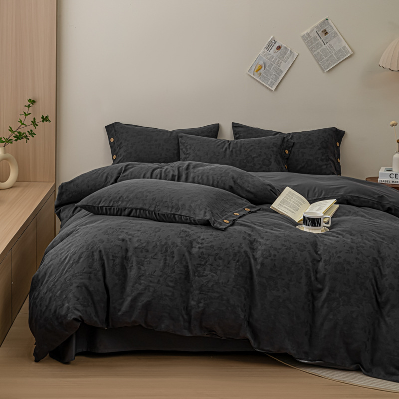 Clase A 60 piezas de algodón Xinjiang de algodón de fibra larga de cuatro piezas de ropa de cama de algodón puro de tres capas de hilo de cama de cuatro piezas