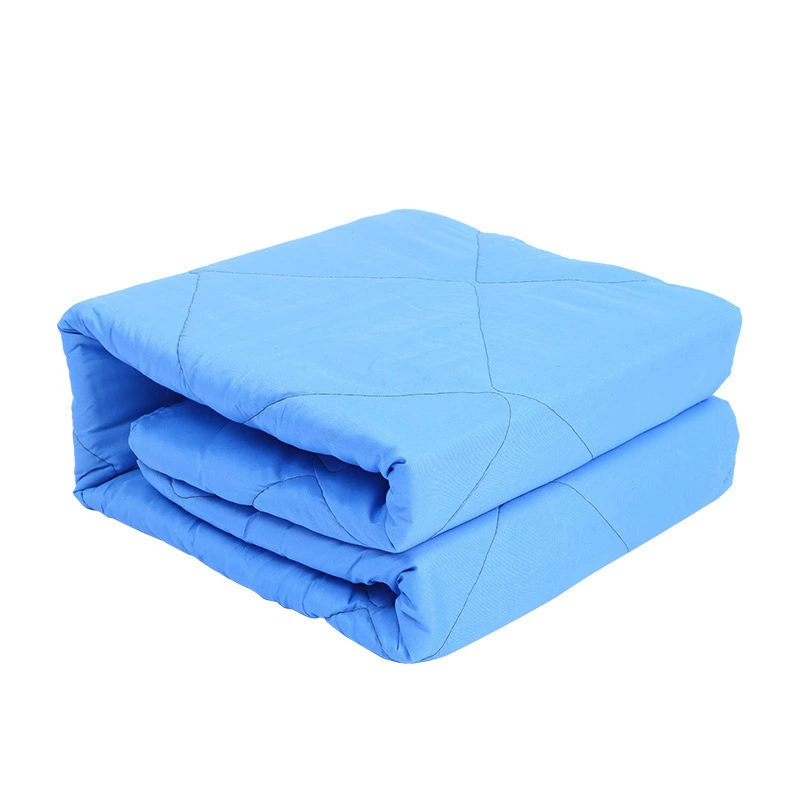 Студенческий пуховик? Нет, duvet means comforter. In context, duvet for students, cotton mattress, (Physicals)