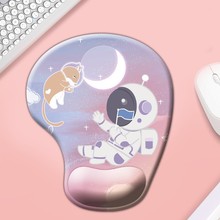 批發護腕鼠標墊 可愛卡通辦公防滑防水硅膠鼠標墊鼠標墊護腕耐臟