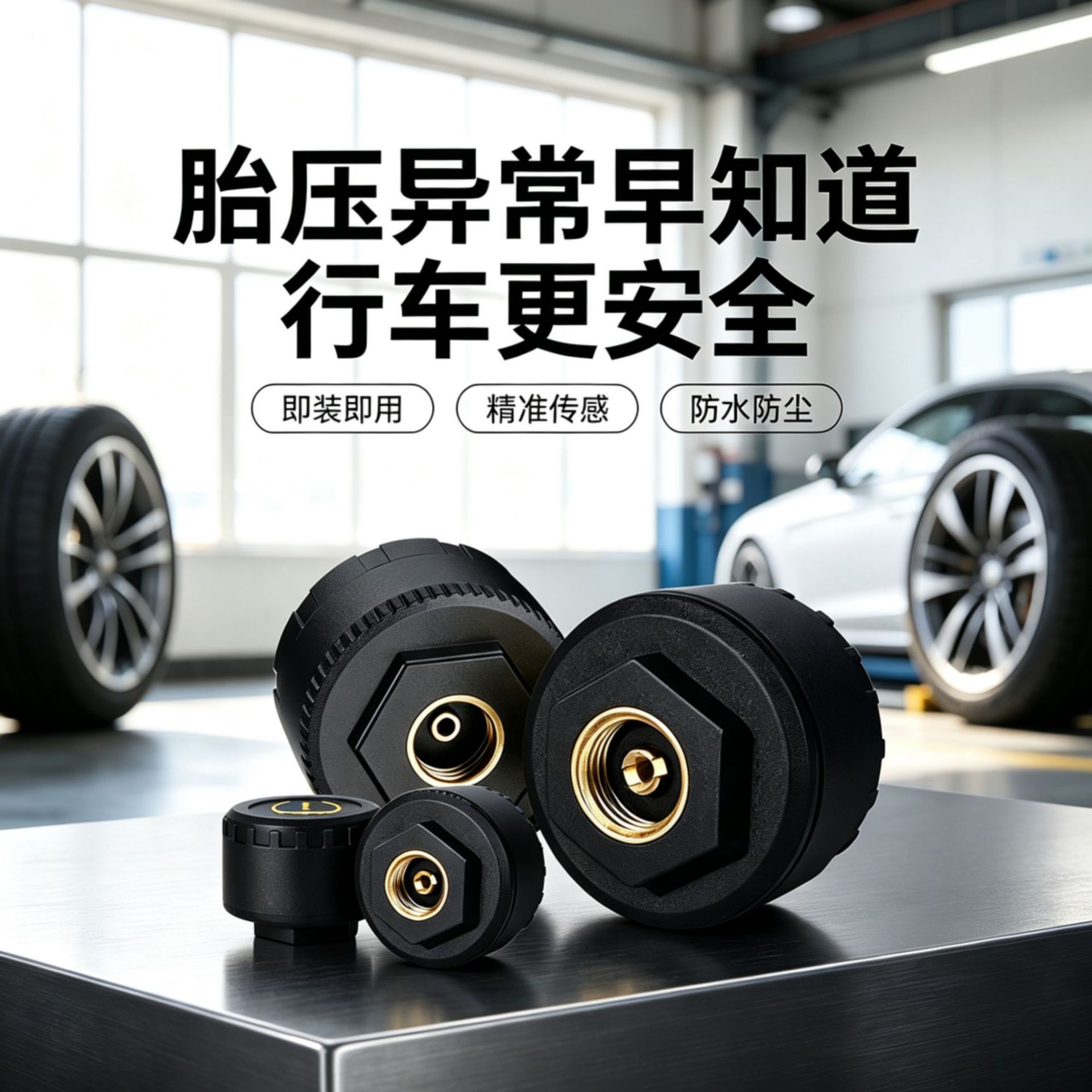Tire pressure sensor for motorcycles and electric bikes, universal, in stock, fast delivery, high precision, shock-resistant, resistant to high and low temperatures, Bluetooth TPMS