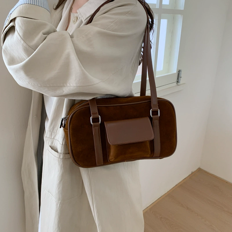 One-Shoulder Bag, Retro Small Design, Compact 28.5×8×15.5 cm, Multiple Colors