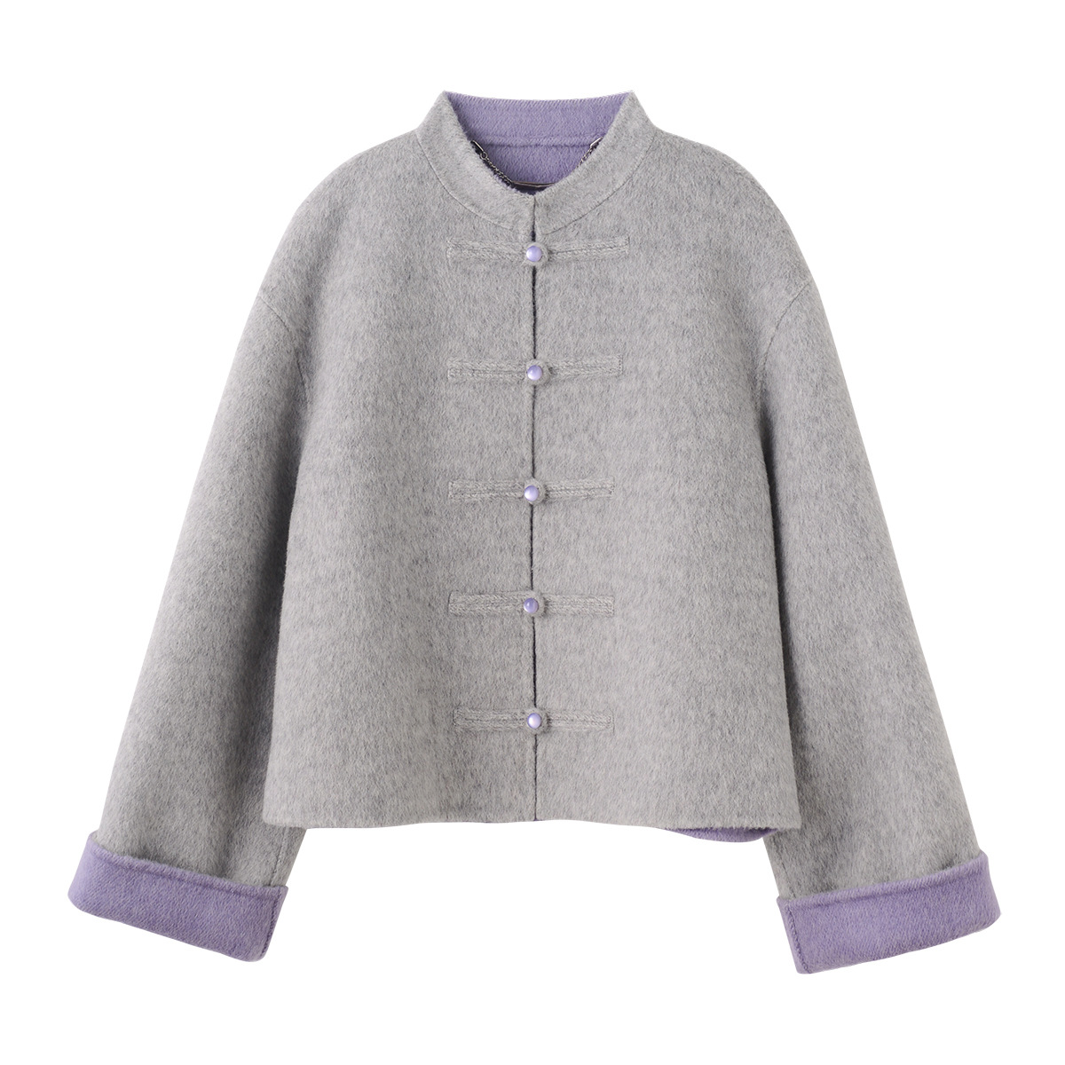 회색과 보라색이 서로 보완됩니다 - 준비된 재고