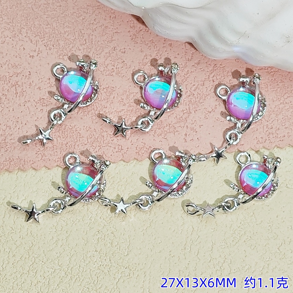 Exquisitos accesorios de joyería colgante de diamante de alta protección ultravioleta al por mayor collar DIY artesanal colgante de materiales de ropa de pulsera