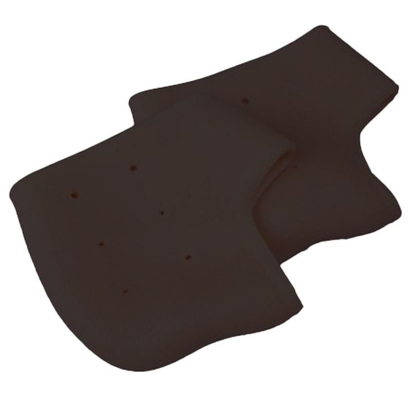 2 pieces [1 pair] black (with holes)