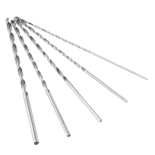 Extended twist drill bit HSS high speed steel straight shank twist drill bit 150mm, 200mm long