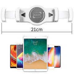 Aluminum alloy phone stand suitable for iPad tablet stand, rotating large round desk phone holder for lazy streaming