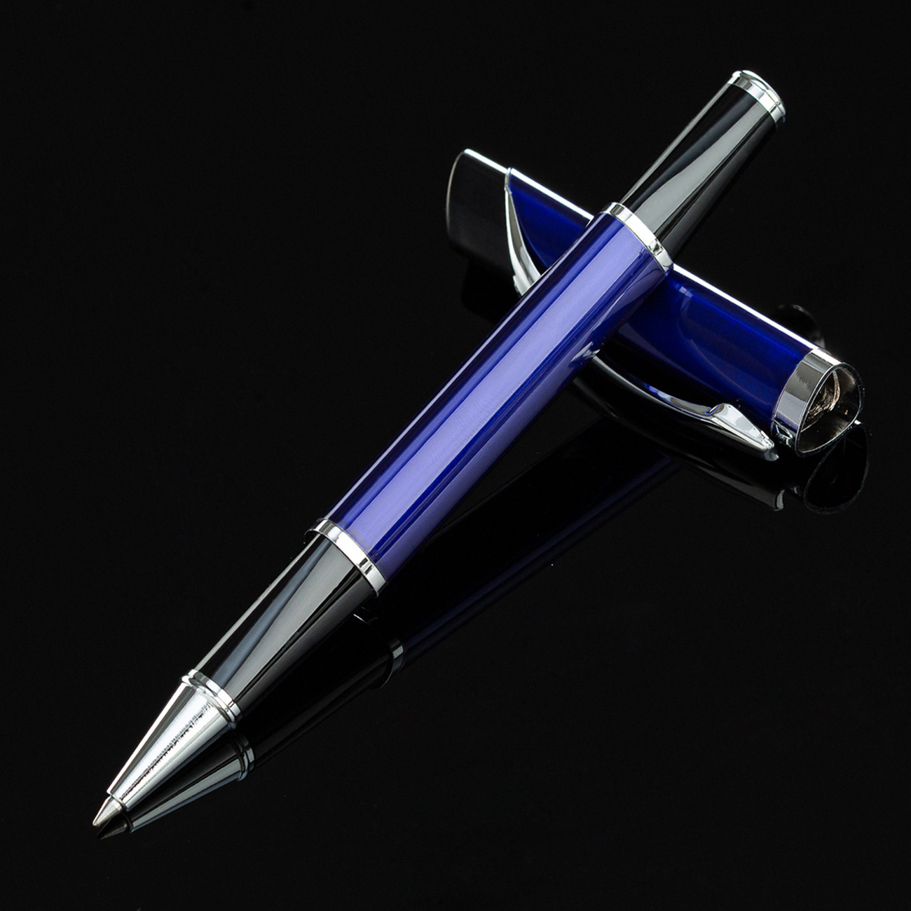 Triángulo firma bolígrafo en stock al por mayor triángulo pluma de metal pluma de publicidad triángulo pluma de gel a base de agua