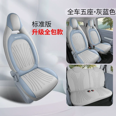All Seasons, Cartoon Car Seat Cushion – Modelə uyğun (Original) oturacaq örtükləri - gray-blue-standard-version-all-inclusive-saddle-pad-pentium-pony