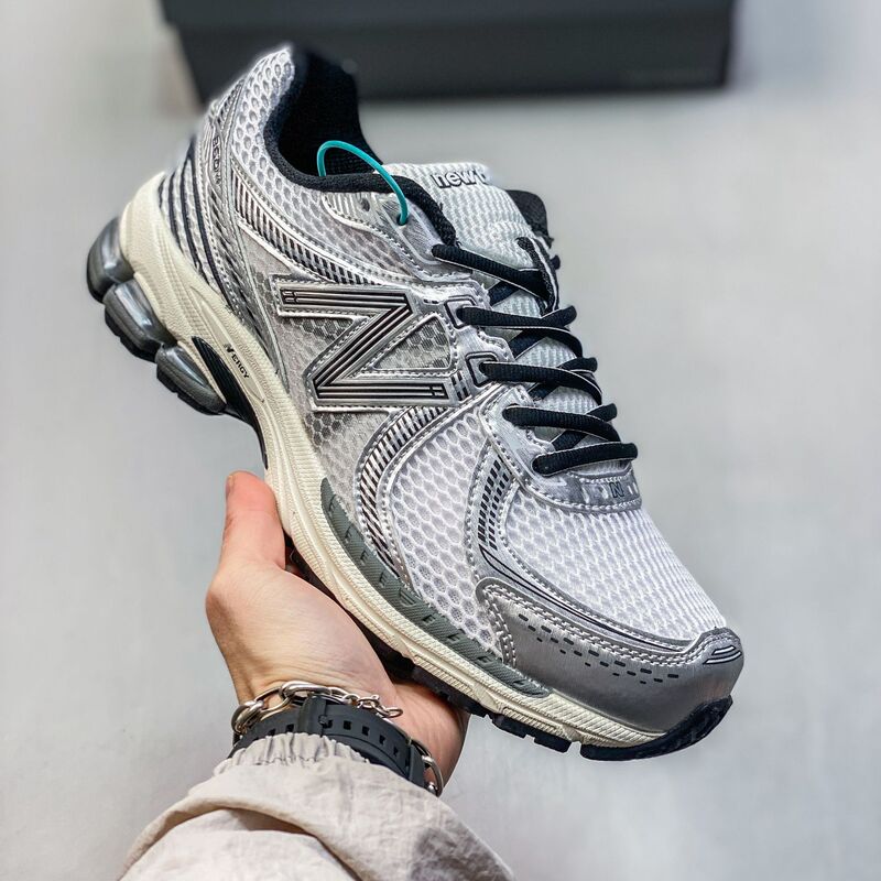 純粋なオリジナル NB860 V2 春と夏のレトロなミレニアムスタイルの男性と女性のトレンディな靴メッシュ通気性クッション性軽量スポーツランニングシューズ|undefined