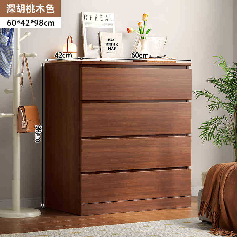 Cinco armarios armario de dormitorio armario cajón sala de estar simple armario de almacenamiento moderno contra la pared armario de cabecera de cama