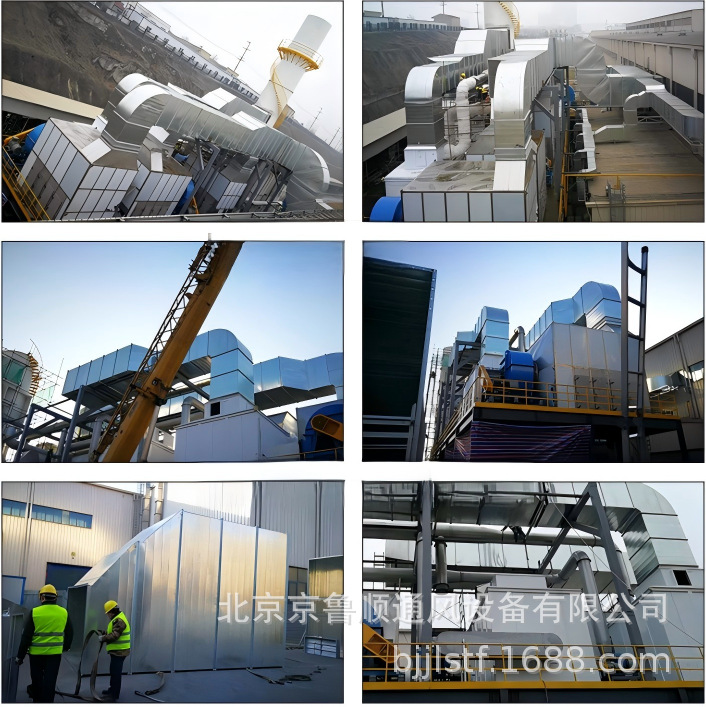 白铁皮通风管道制作加工镀锌板风管螺旋风管不锈钢风管除尘风管