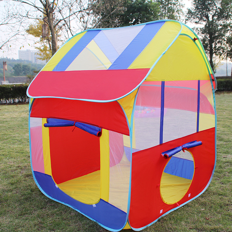 Tienda de campaña infantil plegable – casa de juegos para niños interior y exterior