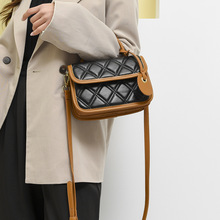2022新款小香风绣线菱格洋气感设计女士包包边款手提斜挎单肩包