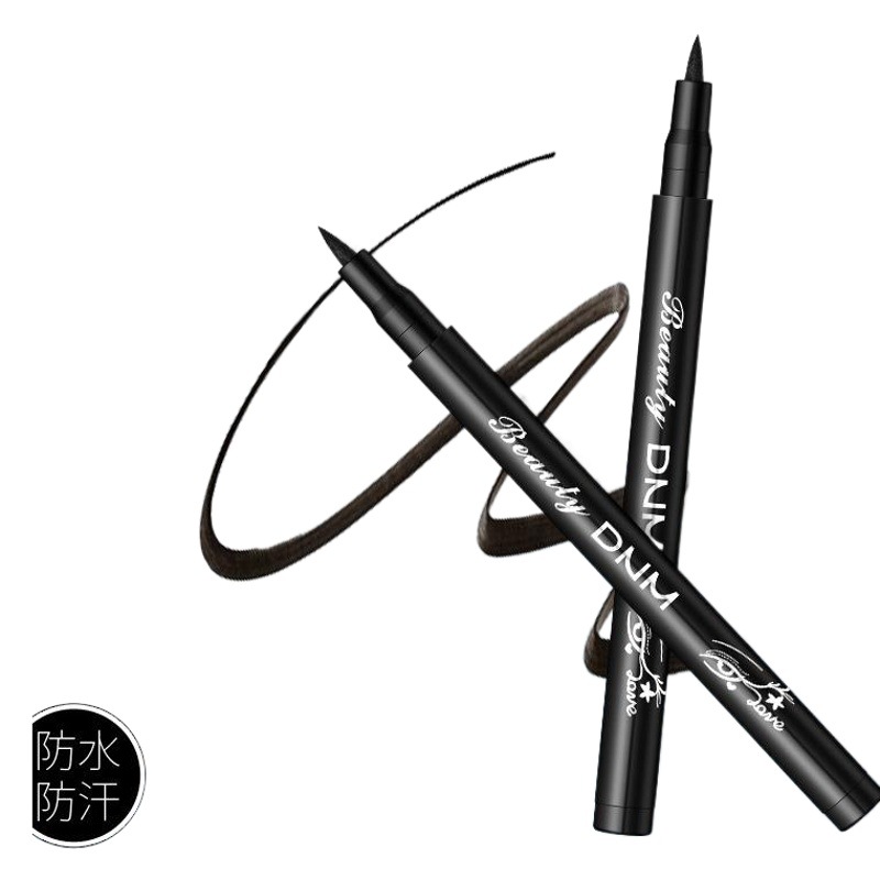 Dnm12 Colorful Liquid Eyeliner Pen Waterproof and Sweat-Proof Sponge Tip Cross-Border Wholesale Long-Lasting Quick-Dry Makeup Pen