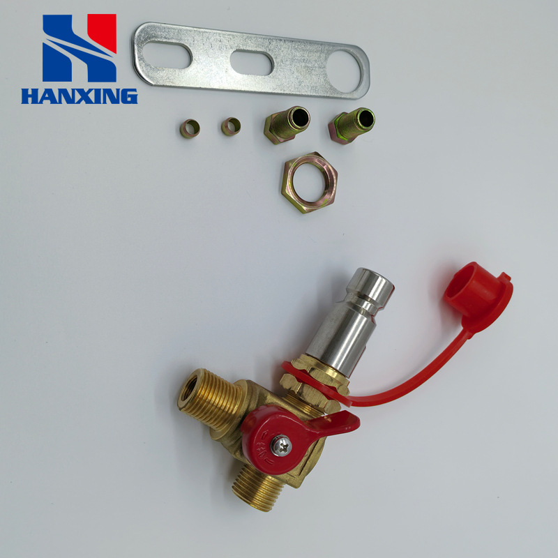 Lpg/Cng Car Oil to Gas Conversion Qft1 One-Way Inflation Valve Gas Valve Switch Gas Car Accessories