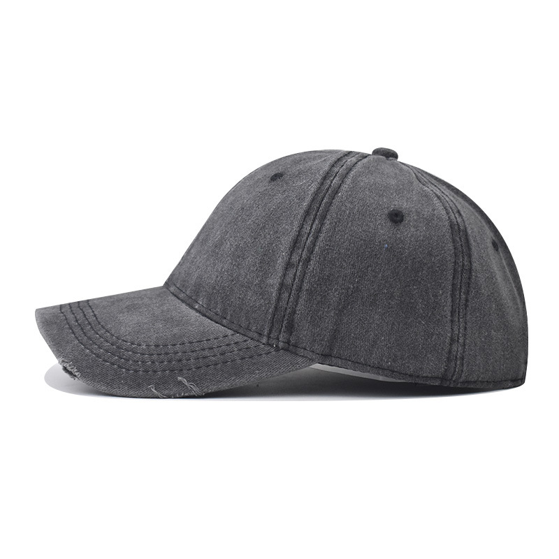 Lavados transfronterizos para hacer viejos gorros de béisbol agujeros de alta calidad, gorras de alta calidad de moda para hombres y mujeres