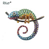 Yanglei New Pin Diamond Drops of Drinking Oil Color Trim Trimary Dragon Trip Cross -Overseas Trade Lizard