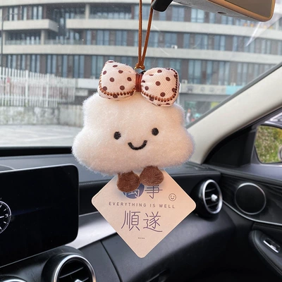 Cute Cloud Car Pendant Car hanging - cloud-bow-pendant