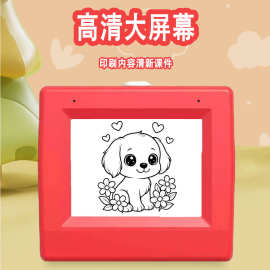 跨境AI语音带屏打印机图片文字智能语音打印机迷你热敏打印机