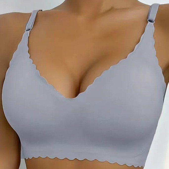 本物のメーカーが在庫あります - クロスボーダーシームレスブラジャー下着女性のブラジャー蓮レース快適で通気性のあるフィットネスベスト|undefined