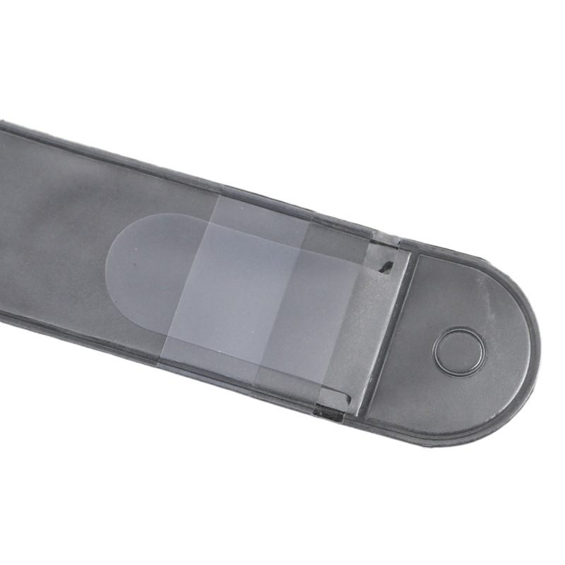 PVC esmerilado bolsa de película de inserción cepillo cosmético bolsa de almacenamiento de envases de plástico cepillo de labios cosméticos pinzas bolsa de polvo de PVC