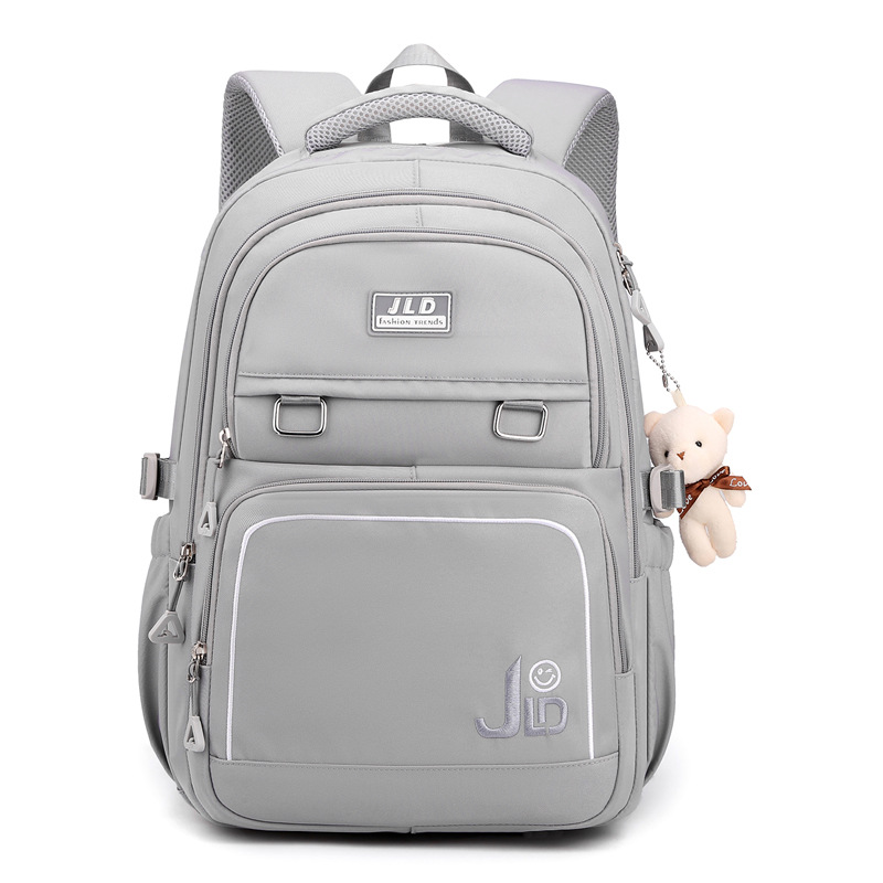 Ultra-ligero de gran capacidad junior high school student schoolbag estudiante universitario viaje mochila impermeable estudiante de secundaria de alto aspecto chica mochila