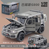 SUV, metal realistic car model, toy with light music, transport, jewelry, scale 1:32