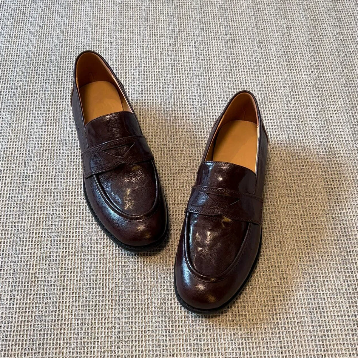 Footwear, loafers English style for leather shoes, genuine leather, British style