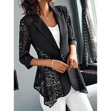 H 49688 Elegant Lace Blazer ��ɫ��˿���� ����ѷ�羳ŷ��