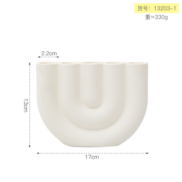 European simple creative ceramic candle holder Nordic home dining…