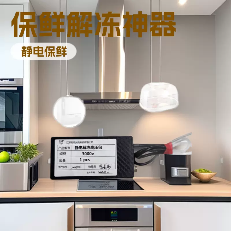 静电发生器 保鲜静电模块 新款台式冷冻柜冰柜保鲜柜静电高压包